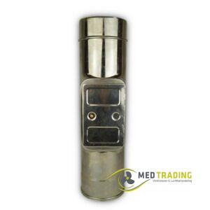 Dubbelwandig rookkanaal RVS, temperatuursensor pijp 500mm, Ø350-400