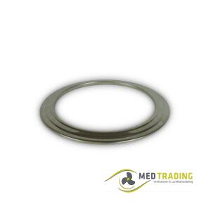 Rookkanaal RVS, Rozet, Ø150