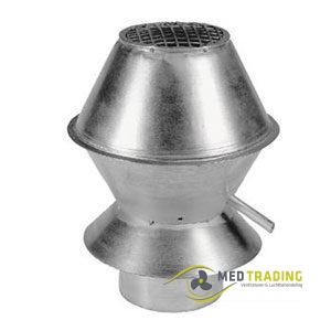 Deflectorkap met ø 100mm