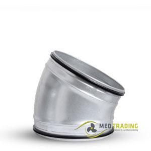 Gladdebocht, ø 100mm, 30°