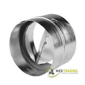 Terugslagklep voor tussenbouw in spiralobuis, met ø 100mm