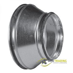 Verloopstuk, 224mm naar 100mm.