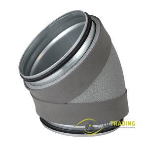 Isoduct bocht 45° Ø 125mm