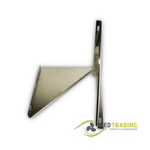 Triangel beugel RVS t.b.v. stoelconstructie Ø150