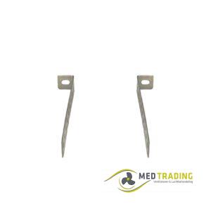 Universeel verlengstuk t.b.v. muurbeugel