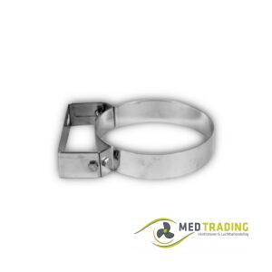 Verstelbare muurbeugel RVS Ø150mm (150-200mm)